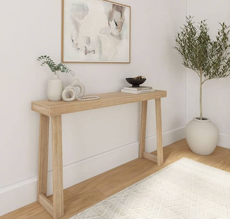 Solid Wood Console Table
